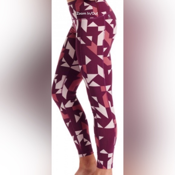 oiselle Pants - (3/$15) Oiselle Geometric Workout Pattern Tights Sz 4